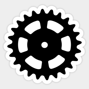 Cog and Roll Sticker